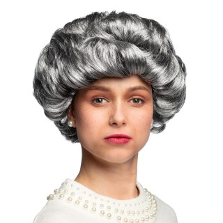 Perruque Elizabeth gris
