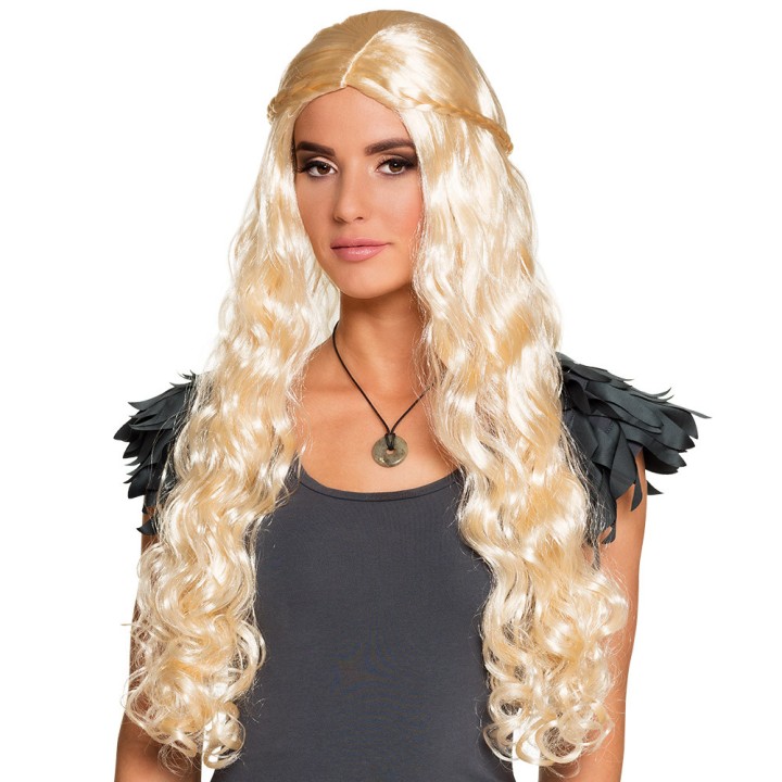Perruque mere des dragons blond
