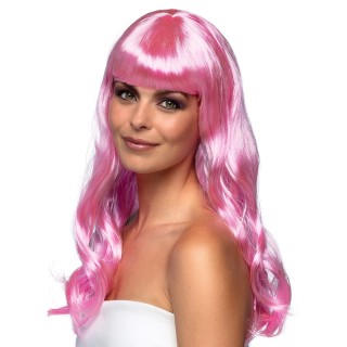 Perruque chique rose clair