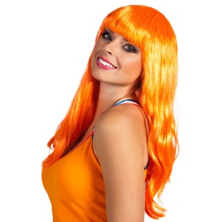 Perruque chique orange