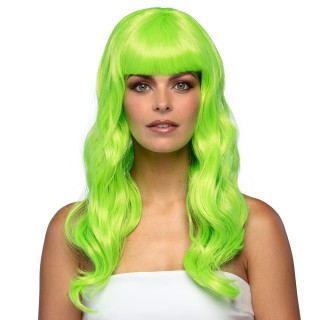 Perruque chique vert citron