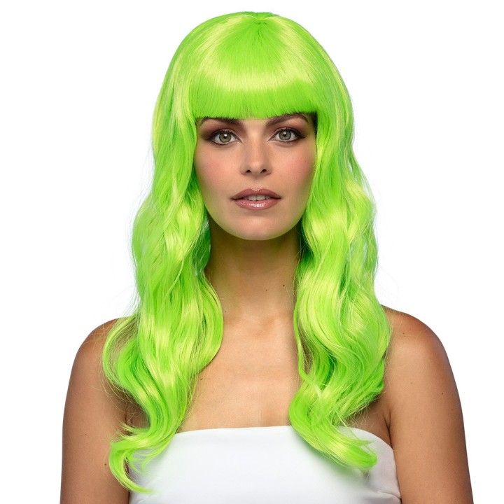 Perruque chique vert citron