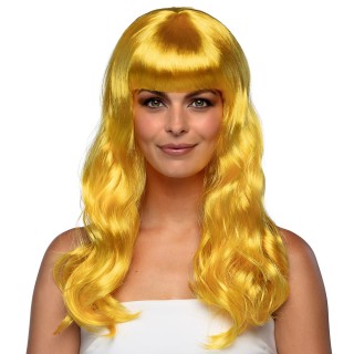 Perruque chique jaune