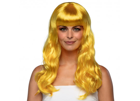 Perruque chique jaune