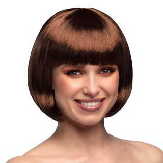Perruque cabaret brun chocolat