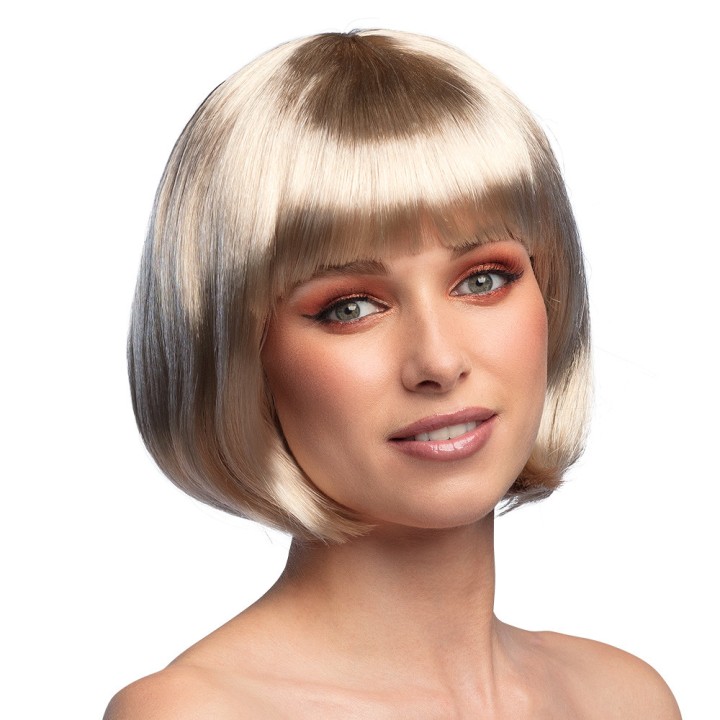 Perruque cabaret platine
