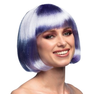 Perruque cabaret lilas