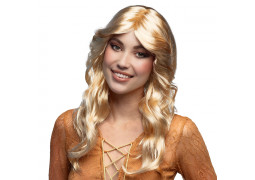 Perruque disco rowl blond