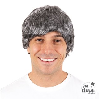 Perruque Nick gris