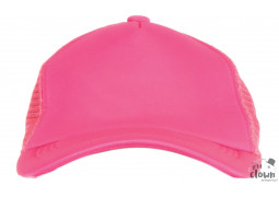 Casquette rose fluo