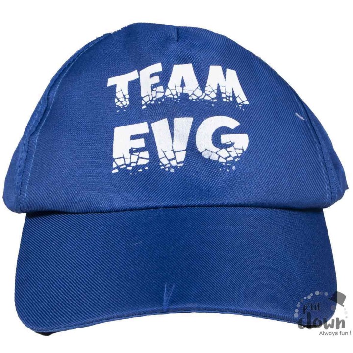 Casquette bleue team EVG