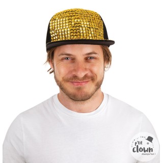 Casquette bling bling or