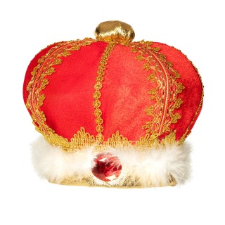 Chapeau roi rouge
