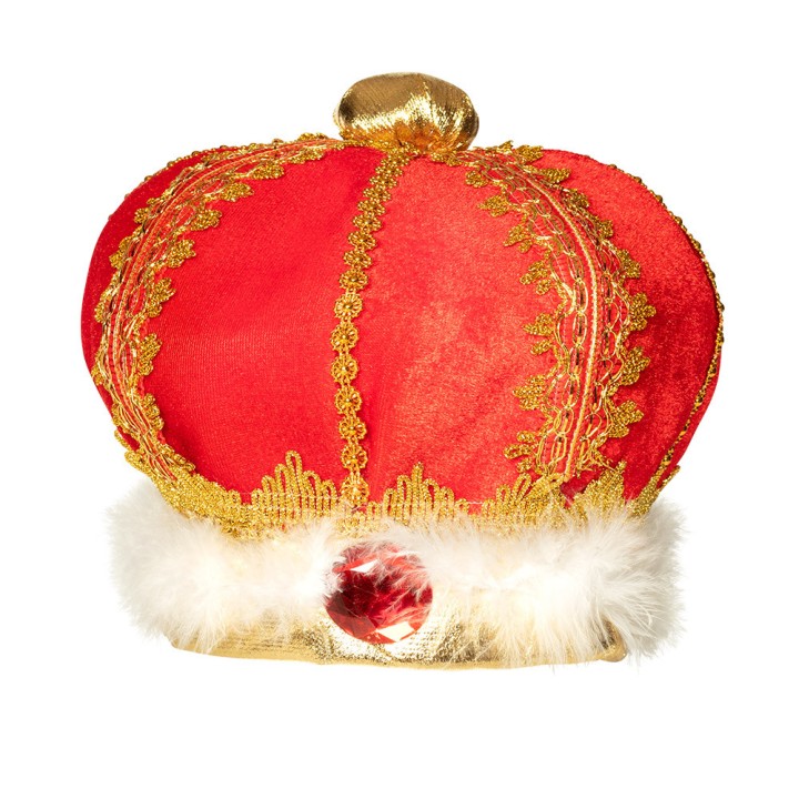Chapeau roi rouge