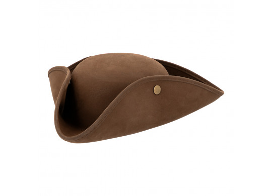 Chapeau pirate amiral marron