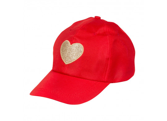 Casquette rouge love