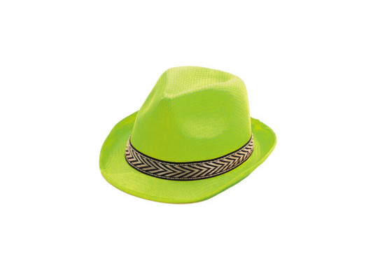 Chapeau tissu borsalino vert