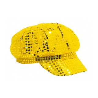 Casquette disco sequins or