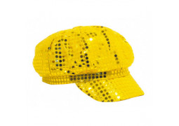 Casquette disco sequins or