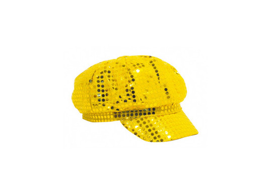 Casquette disco sequins or