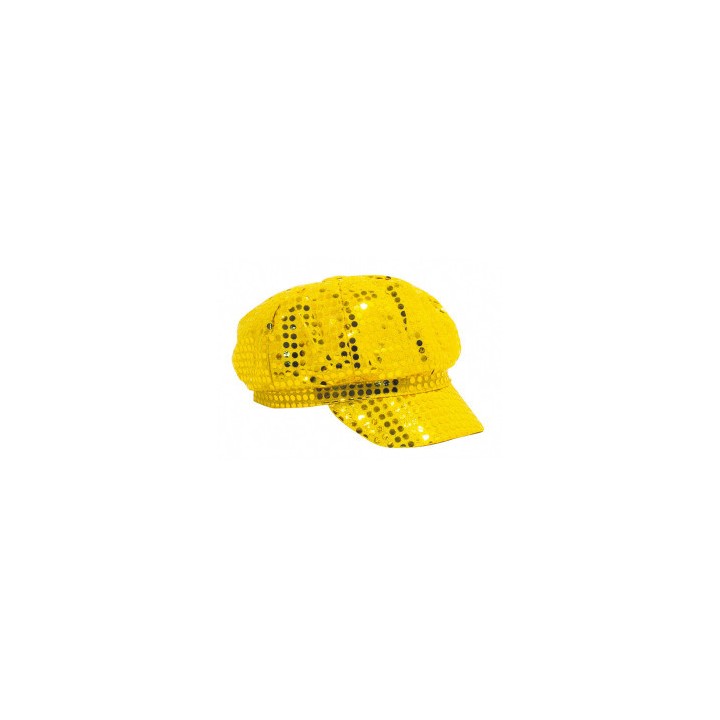 Casquette disco sequins or