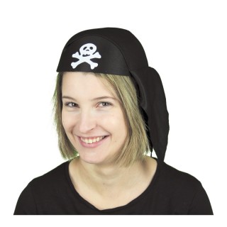 Foulard pirate noir