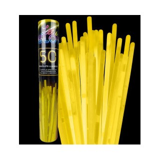 50 Bracelets fluo jaune