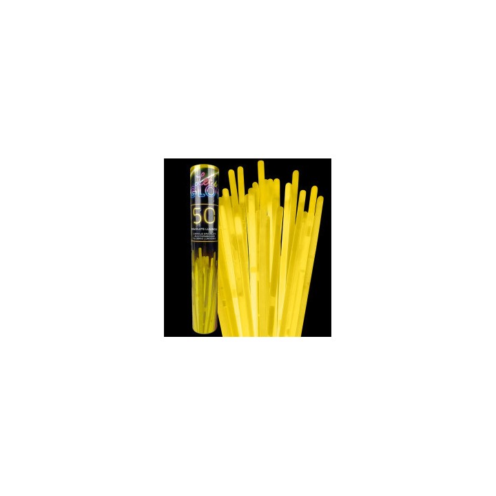 50 Bracelets fluo jaune