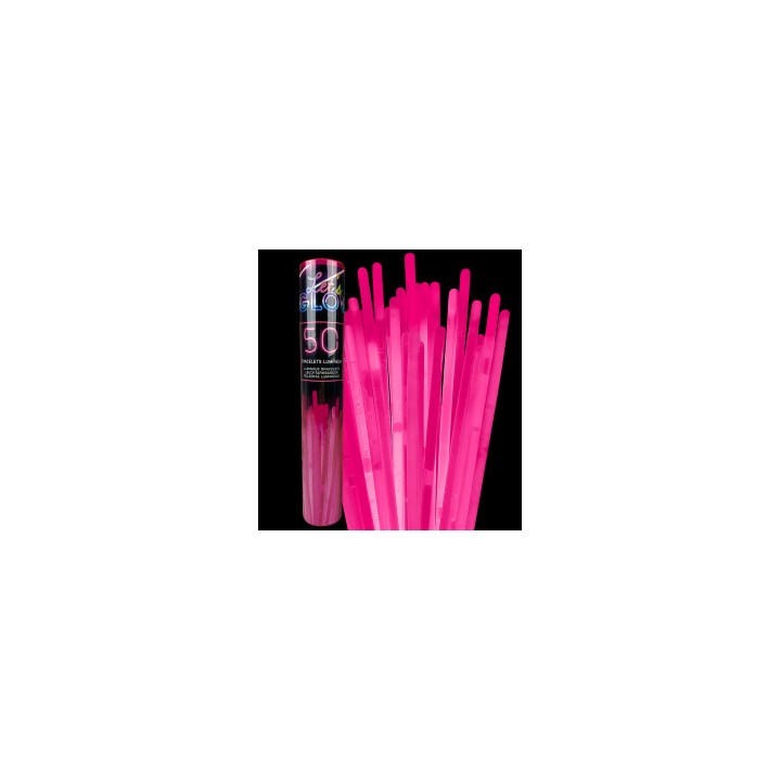 50 Bracelets fluo fuschia
