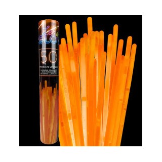 50 Bracelets fluo orange