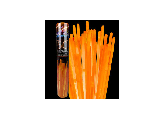 50 Bracelets fluo orange