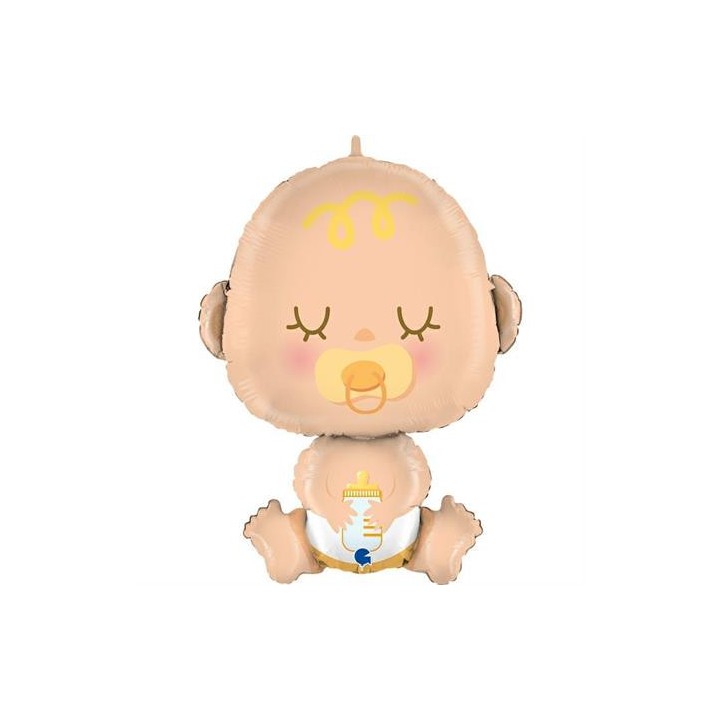 Ballon aluminium forme bebe tetine