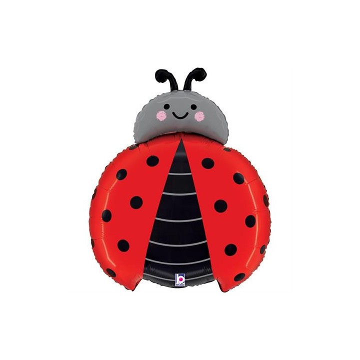 Ballon aluminium forme coccinelle