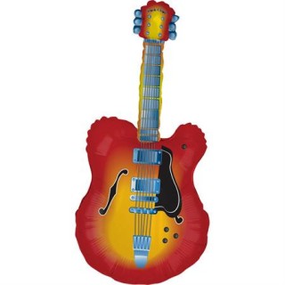 Ballon aluminium forme guitare