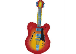 Ballon aluminium forme guitare