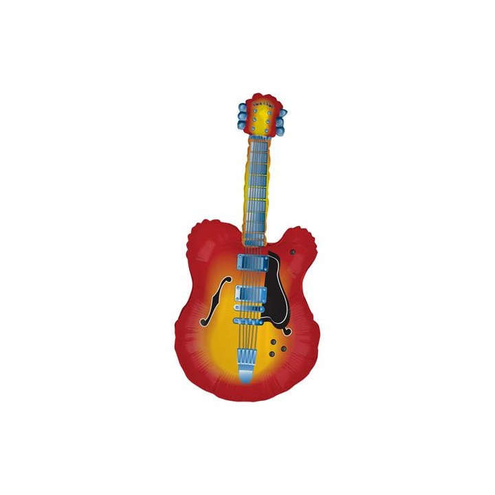 Ballon aluminium forme guitare