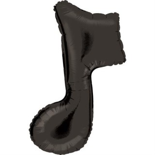 Ballon aluminium forme note de musique simple