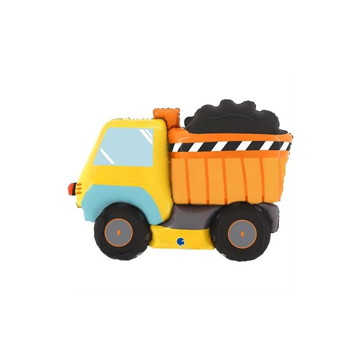 Ballon aluminium forme camion benne