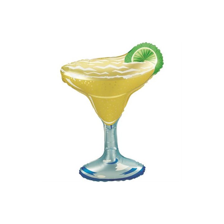 Ballon aluminium forme cocktail marguarita