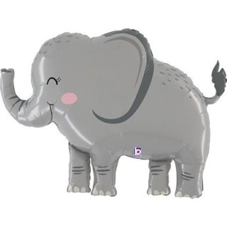 Ballon aluminium forme elephant