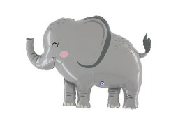 Ballon aluminium forme elephant