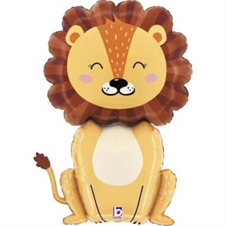 Ballon aluminium forme lion