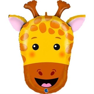 Ballon aluminium forme tete girafe