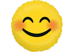 Ballon aluminium rond emoji sourire