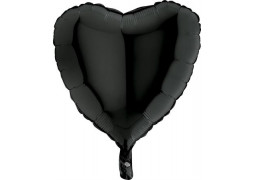 Ballon aluminium coeur noir