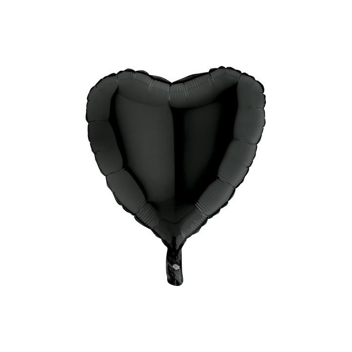 Ballon aluminium coeur noir