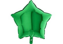 Ballon aluminium étoile verte