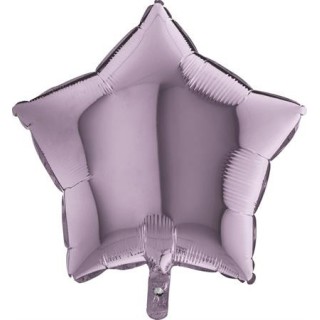 Ballon aluminium étoile lilas