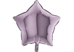 Ballon aluminium étoile lilas