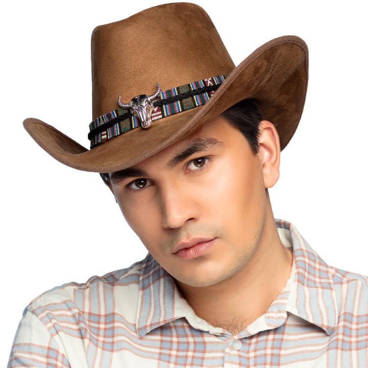 Chapeau cow boy Django marron